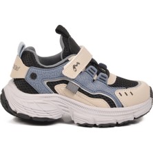 Marco Kids Bej-Siyah Erkek Çocuk Spor Ayakkabı 22684 P