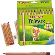Kitabevimden Alpino Kuru Boya Trimax Karton Kutu Jumbo Tam Boy Üçgen 12 Li AL000113