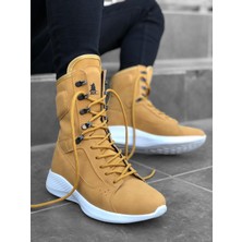 11boa BA0600 Bağcıklı Camel Sarı Boksör Unisex Spor Postal Bot