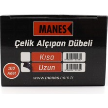 Manes Çelik Alçıpan Dübeli Uzun (100 Adet)