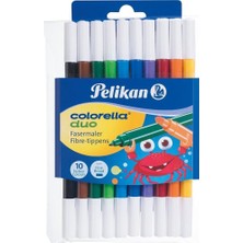 Kitabevimden Pelikan Keçeli Kalem Colorella 2 Li Uç 10 Lu 11540