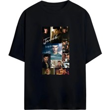  Alacakaranlık Efsanesi Eclipse Jacob Black Baskılı Unisex Pamuklu Tişör