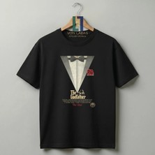  The Godfather (Baba) Baskılı Unisex Premium %100 Pamuklu Tişört - Özel Tasarım Sinefilm
