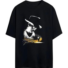  Popun Kralı Michael Jackson Tasarımlı Premium Pamuklu Unisex Tişört