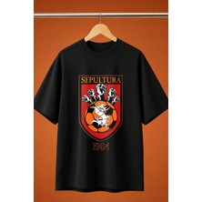  Sepultura 1984 Baskili Oversize Tisort