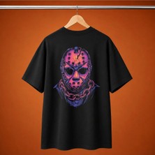  Jason Voorhees Neon Oversize Tisort