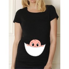  Hamile Kadın Baby T-Shirt MODEL93