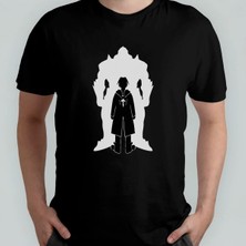  Fullmetal Alchemist %100 Pamuklu Bisiklet Yaka T-Shirt Model - 4