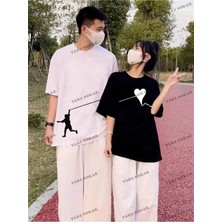  2 Adet Tir Harajuku Style Çift Sevgili Kombinleri Couple Clothing Yeni Sezon