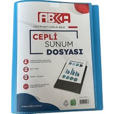 Abka Sunum Dosyası Önü Cepli A4 30'lu (1.22.03.003)***