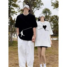  2 Adet Tir Harajuku Style Çift Sevgili Kombinleri Couple Clothing Yeni Sezon