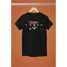  Exodus The Rock Band Baskılı Pamuklu Kısa Kollu Regular Kalıp Rock Tshırt
