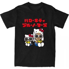  Siyah Karikatür Kedi Grafik Kawaii Bol Leri Esmer Mars Halokity
