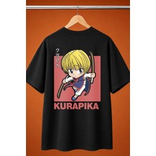  Kurapika Hunter x Hunter Baskili Oversize Tisort
