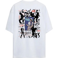  Popun Kralı Michael Jackson Tasarımlı Premium Pamuklu Unisex Tişört