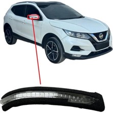 Jakuza Nissan Qashqai / X-Trail Dikiz Ayna Sinyal Lambası Sağ Beyaz 2014-2021