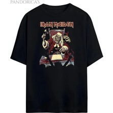  Pandorica's Iron Maiden Tasarımı Unisex Pamuklu T-Shirt