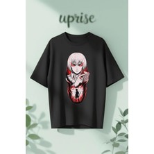  Armin Arlert Attack On Titan Baskılı Pamuklu Oversize T-Shirt