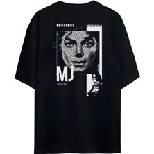  Popun Kralı Michael Jackson Tasarımlı Premium Pamuklu Unisex Tişört