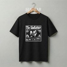 The Godfather Baskılı Unisex Premium %100 Pamuklu Tişört - Özel Tasarım