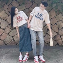  2 Adet Tir Harajuku Style Çift Sevgili Kombinleri Couple Clothing Yeni Sezon