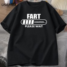  Osuruk Yükleme Lütfen Bekleyin T-Shirt Komik Grafik T Shirt Yükleme Ilerleme Bar Pamuk Kısa K 2943