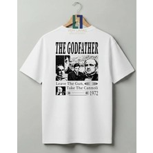  The Godfather Baskılı Unisex Premium %100 Pamuklu Tişört - Özel Tasarım Sinefilm Serisi
