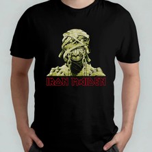  Iron Maiden %100 Pamuklu Bisiklet Yaka T-Shirt Model 5
