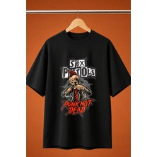  Sex Pistols Punk Not Dead Baskili Oversize Tisort