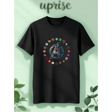  Avengers Yenilmezler Baskılı Pamuklu Oversize T-Shirt