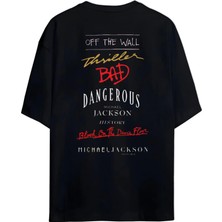  Popun Kralı Michael Jackson Tasarımlı Premium Pamuklu Unisex Tişört