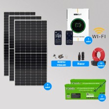 Cks Enerji Cks Enerjı 4 Kw Lityum Akülü Hazır Solar Paket Kolay Kurulum (Orta Paket)