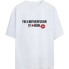  Eğlenceli Hanımefendilere Özel Yeni Sezon Pamuklu Oversize T-Shirt