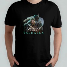  Assassin's Creed Valhalla %100 Pamuklu Bisiklet Yaka T-Shirt Model - 1