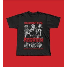  Resident Evil Requiem Baskılı Unisex Oversize T-Shirt