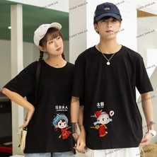  2 Adet Tir Harajuku Style Çift Sevgili Kombinleri Couple Clothing Yeni Sezon