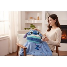 One Stop Hube Stitch Battaniyeli Peluş Oyuncak 45 cm