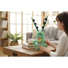 One Stop Hube Squarepants Plankton Peluş Oyuncak – Yumuşak Premium Peluş – Karakter 50 cm