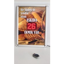 Valerm Askıda Ekmek LED Sayıcı Model-2 (Uzaktan Kumandalı)