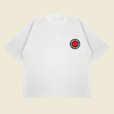  Red Hot Chili Peppers Baskılı Oversize Unisex Pamuklu Nefes Alan Kalın Kumaşlı