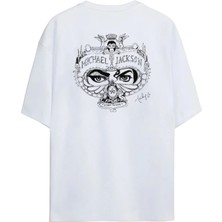  Popun Kralı Michael Jackson Tasarımlı Premium Pamuklu Unisex Tişört