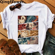 Iblis Avcısı T Shirt Kimetsu Tanjirou Kamado Unisex T SHIRT MOD79
