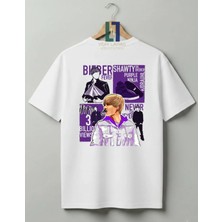  Justin Bieber Tasarımlı Unisex Premium Pamuklu Tişört