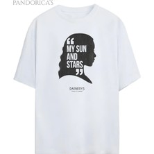  Pandorica's Game Of Thrones Tasarımı Daenerys My Sun & Stars Yazılı Unisex Pamuklu T-Shirt