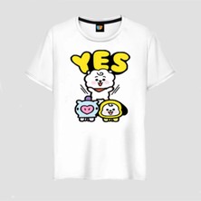  BT21 Bts Maskotları Baskılı Yeni Model Tişört MODEL45132