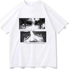  Beyaz Jayce x Viktor Arcane Tshirt Vintage Anime/ Harajuku Unisex Üstleri Gi