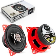 10CM Oto Hoparlör Koaksiyel 300W Tweeterli 2 Adet Turbo Xc-10