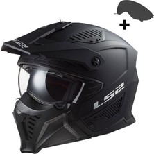 Kapalı Kask Ls2 Drıfter Mat Siyah Orjinal 2xl
