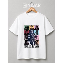  Pop'un Kralı Michael Jackson Özel Tasarım Premium Kalite Pamuklu Unisex Tişört