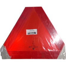 Betamax Traktör Ikaz Reflektörü Üçgen (Onaylı 2 Adet Takım) - New Holland - Massey Ferguson - Erkunt - Tümosan - Steyr-Başak - 010007 -   1  Adet